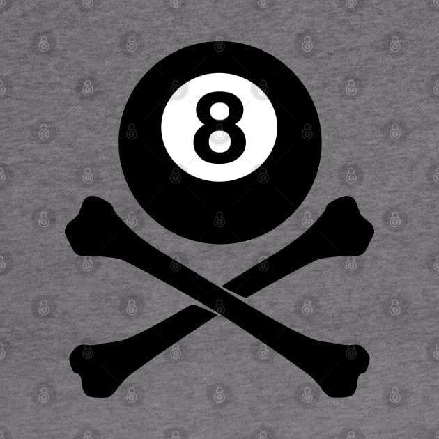 8 BALL JOLLY ROGER by ROBZILLANYC